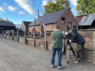 Filming At Blists Hill 2